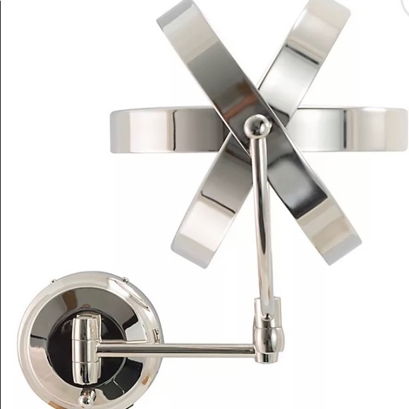 Zadro™ 10X/1X Dual-Sided Round LED Lighted Wall Mount Mirror in Polished Nickel - Picture 5 of 10